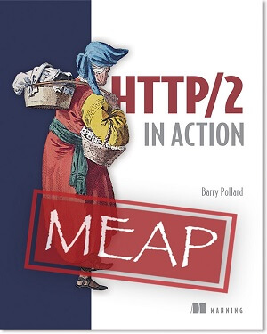 Request-Response flow over HTTP for a basic example website