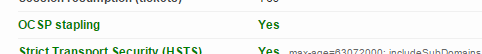 Checking OCSP stapling support on ssllabs